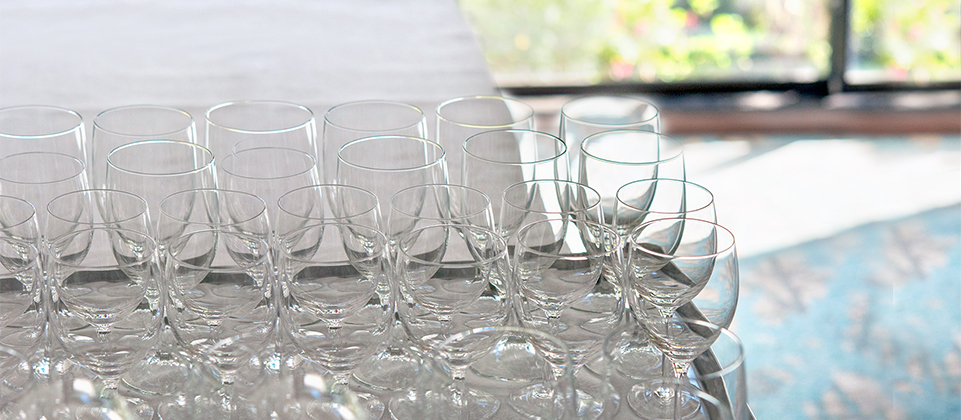 banquet glasses